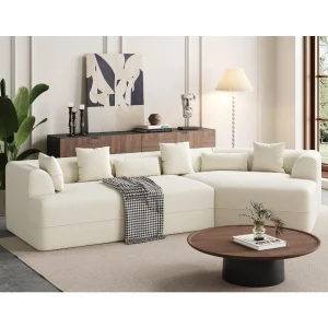 L-Shape Modular Sectional Sofa with Chaise