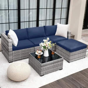 5 Piece Patio Furniture Set